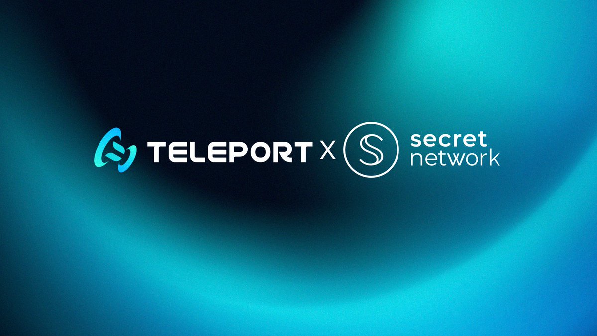 Teleportchaincn's tweet photo. 🫂Teleport和我们的伙伴们

🦾 我们很高兴地宣布与@SecretNetwork达成合作
🦾 #TeleportWallet 已支持 #SecretNetwork 产品交互以及原生代币

✨非常荣幸成为 Secret Network 区块链官方推荐的钱包👇 https://t.co/jcm6Kp8vDq https://t.co/nwceI1HiFJ