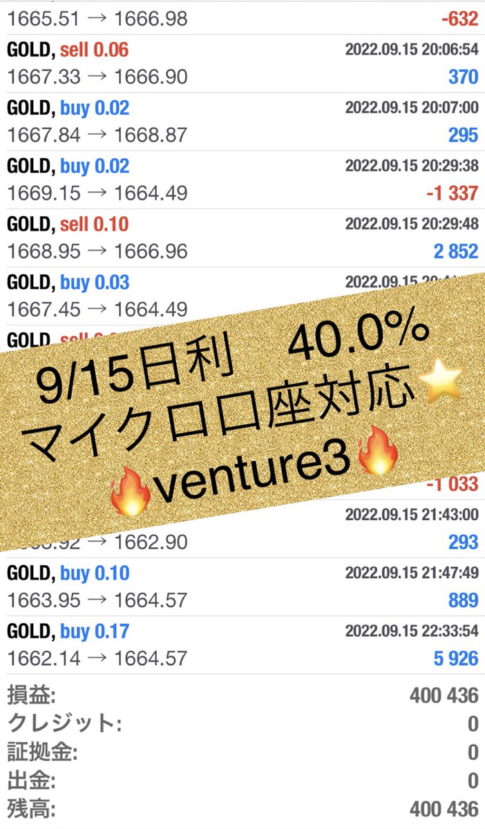 LvI5JT2WtcZFggT's tweet photo. 🌟マイクロ口座対応・人気EA venture3🌟
爆益型の人気EA🔥
少額～でも運用したいと言う要望に応え、マイクロ口座対応で登場しました！
利用は450名以上のトレーダーが参加するオープンチャットから！　#爆益
https://t.co/jc2gLzYWvN https://t.co/mGcVnTdJOy