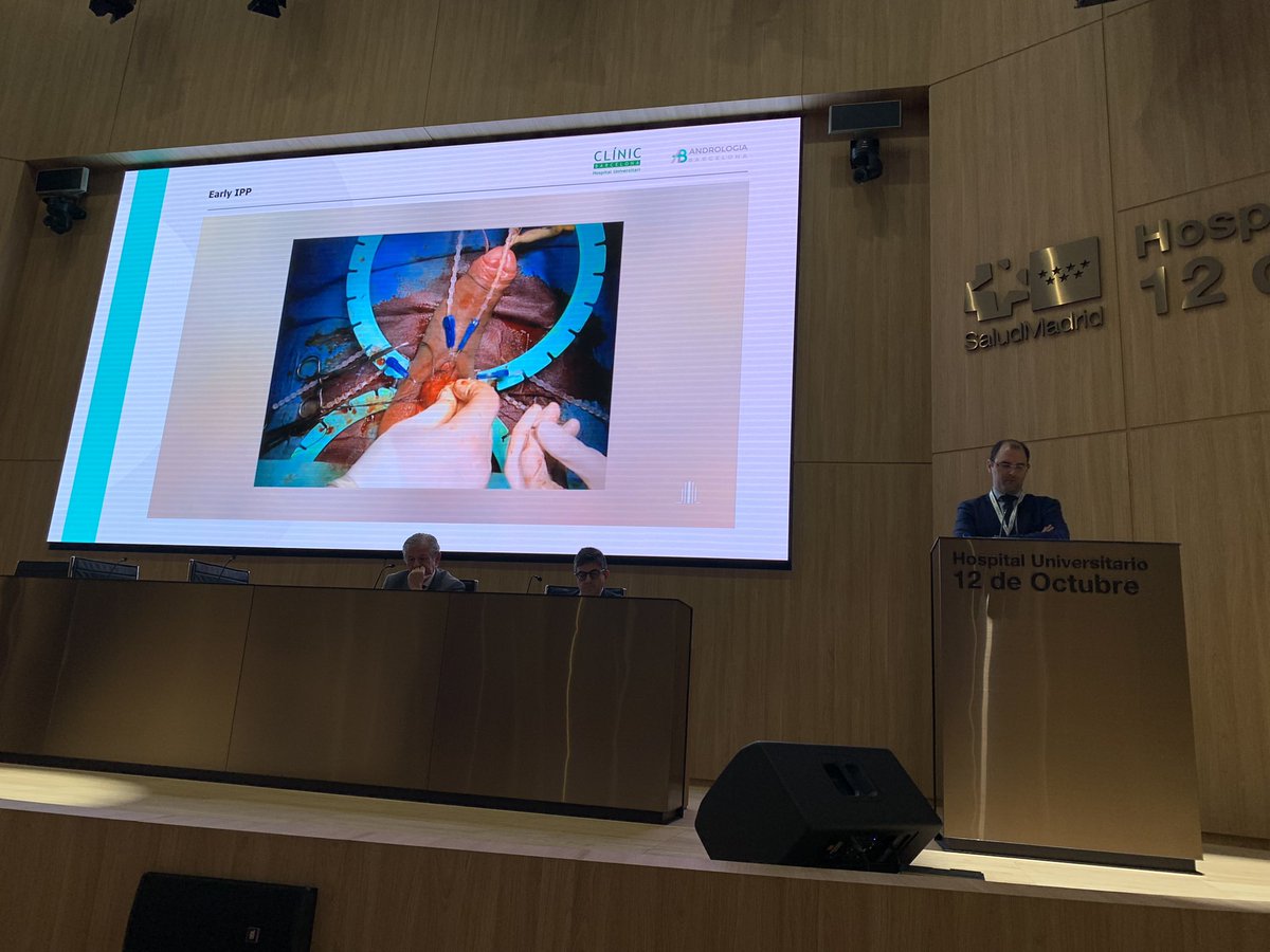 ED_solutions_CP's tweet photo. Dr. @JosepTorremade shares his experience with #Priapism cases.
#Bioflex provides the needed axial rigidity of the #PenileProsthesis 
A good indication for #TitanTouch  !

Thank you for choosing @Coloplast_MD 
#ESGURS22 https://t.co/wGBpSoovGA