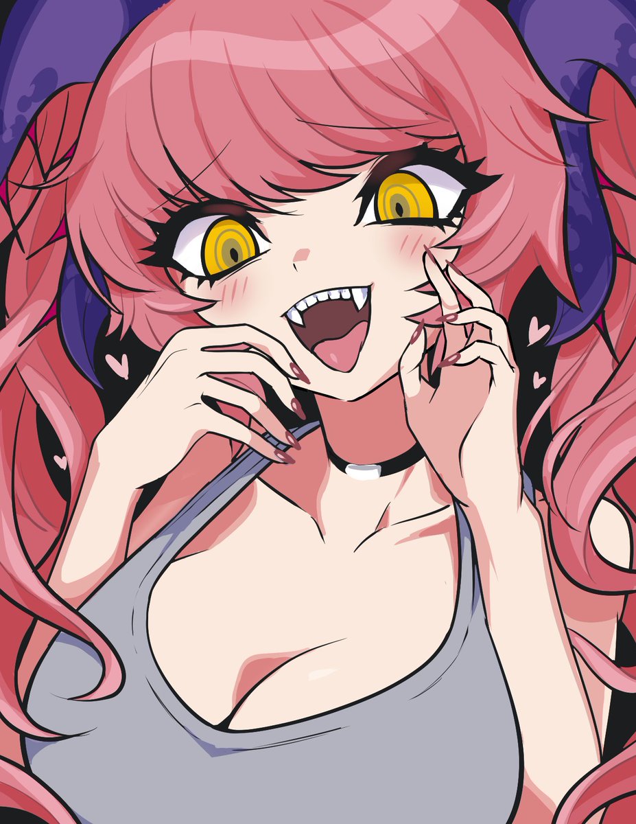 「#あなたのぴんく色の作品を見せてくださいoc 」|ワダツミ😈OCGオンリーNo.82のイラスト