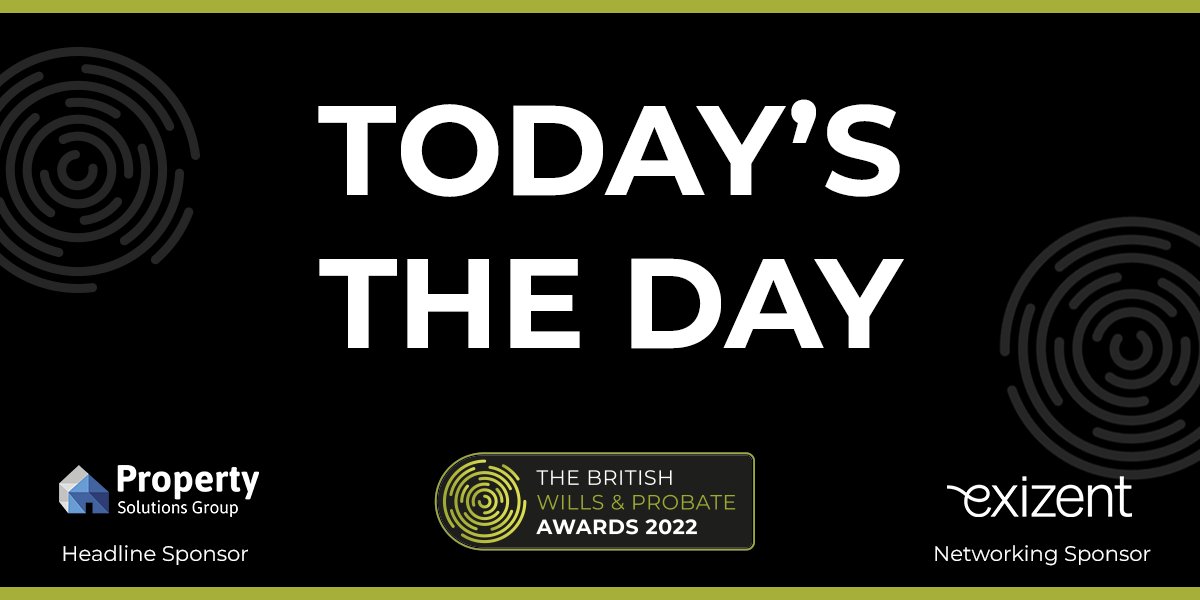 TWProbate's tweet photo. #TODAYSTHEDAY we celebrate the stars of the Wills &amp; Probate sector, and our 5th year of the British Wills &amp; Probate Awards @GrandHotelBrum @GrandBrum 

We look forward to seeing each and every one of you in person, or on screen.

#BWAPAwards2022 https://t.co/AI73q2e8CU