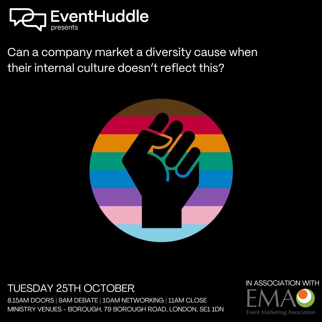 EventHuddle (@eventhuddle) on Twitter photo We have an incredible panel for our upcoming EventHuddle, who will be discussing CSR and Diversity, specifically within the events industry.
Register for free below!
eventbrite.co.uk/e/can-a-compan…
#event #networking #debate #events #future #learning #csr #diversity #talk #debate We have an incredible panel for our upcoming EventHuddle, who will be discussing CSR and Diversity, specifically within the events industry.
Register for free below!
eventbrite.co.uk/e/can-a-compan…
#event #networking #debate #events #future #learning #csr #diversity #talk #debate