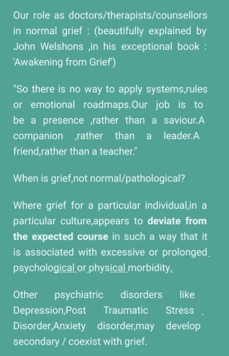 Merin_PsyDr's tweet photo. Grief can be pathological also. It is very important for a person in grief to get psychological support. #itsokaynottobeokay  #MentalHealthMatters 
Grief - especially when we lose a precious person or object. https://t.co/hiXUTw5GSN