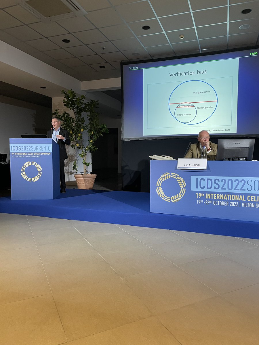 The International #Celiac Disease Symposium is underway! First session on diagnosis. Follow along for updates! #ICDS2022 #SorrentoCeliac