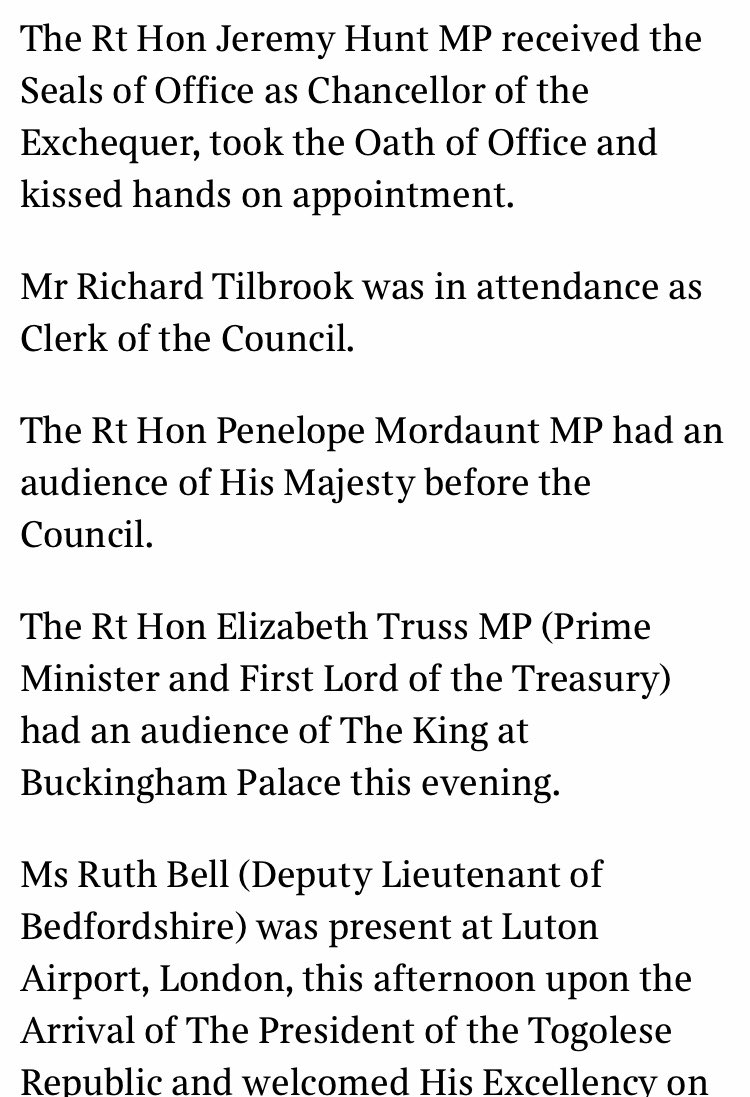 A busy afternoon and evening for the King amid turmoil at Westminster. Prime ministers often use their weekly audiences with the monarch almost as therapy sessions where they can offload their worries in confidence. Oh to be a fly on the wall.