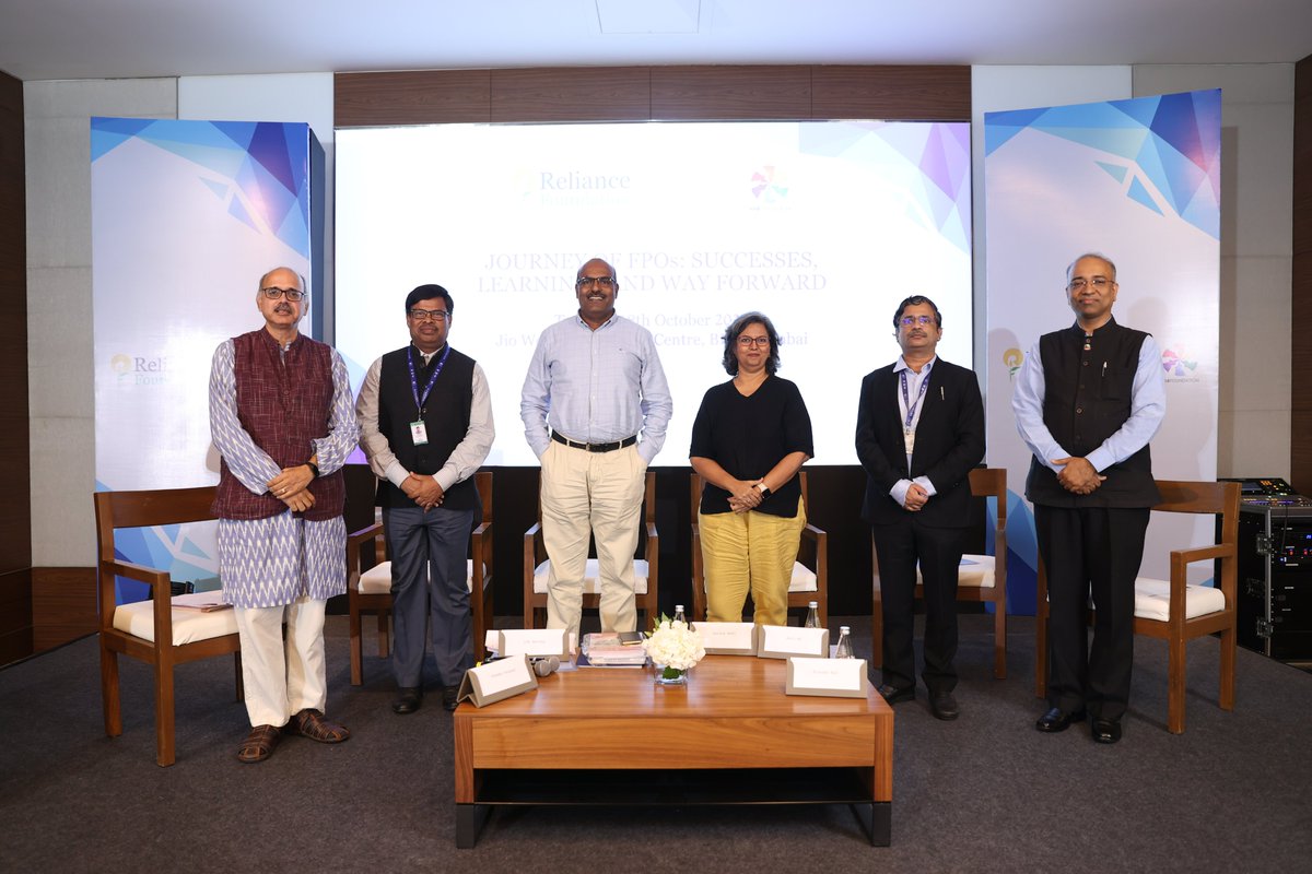 #Samunnati was proud to be a part of the #roundtablediscussion hosted by the <a href="/ril_foundation/">Reliance Foundation</a> and <a href="/NABFOUNDATIONIN/">NABFOUNDATION</a>. Mr. Anilkumar SG, our Founder &amp; Group CEO, was pleased to be part of the panelists where he spoke about Samunnati's role in creating an FPO-centric Agri ecosystem.