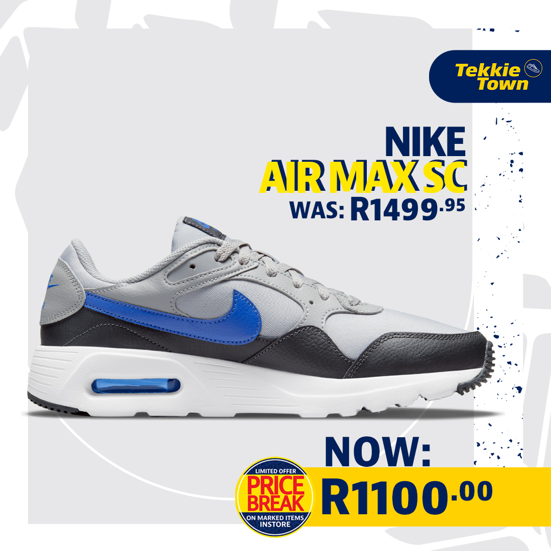 TekkieTown's tweet photo. It's a #PriceBreak at #TekkieTown!
Cop a pair of your favourite branded footwear at marked-down prices!
Visit a Tekkie Town near you, OR shop online here: https://t.co/pM3xLjblLI
Limited offer only.
Don't miss out! https://t.co/xY8604ww8H