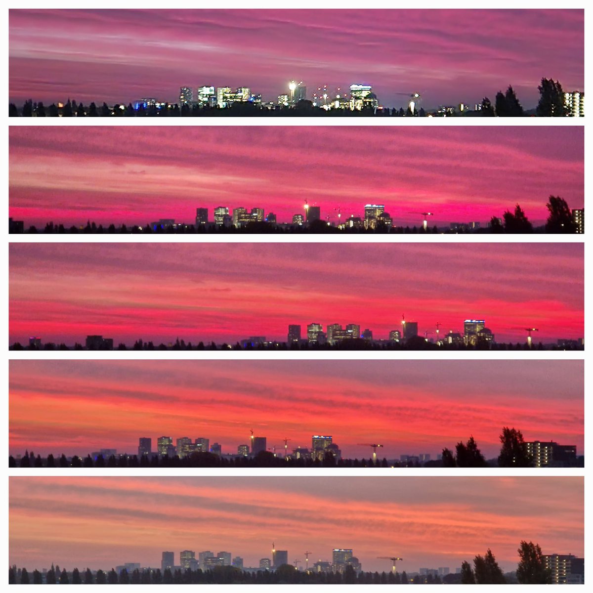 Sunrise this morning from 7:30-8:00 with an overview of #Utrecht
#mobile #nofilter