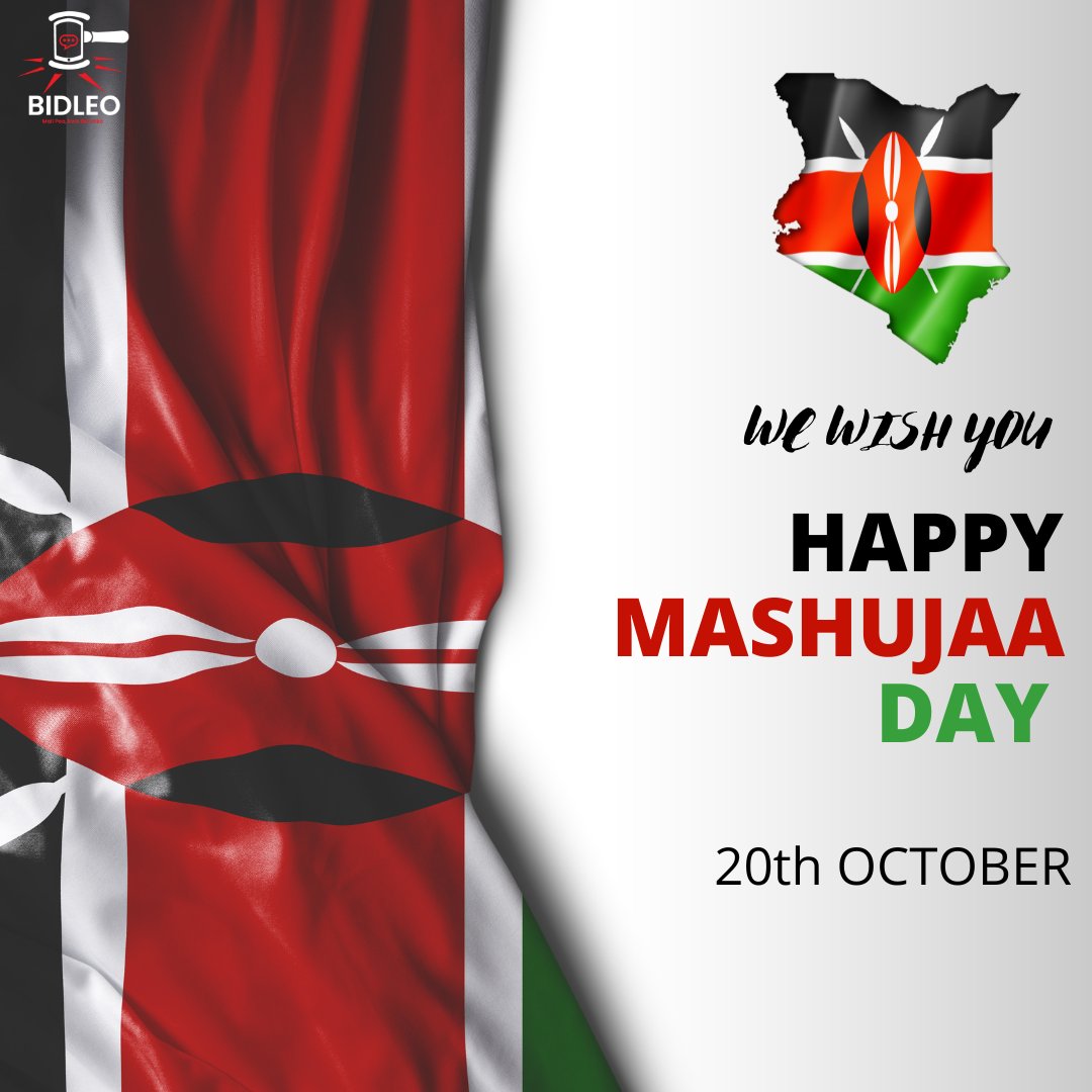 HAPPY MASHUJAA DAY 🫡

KUWA SHUJAA WETU LEO
Courtesy of #BIDLEO

Ni Simple

DIAL *483*899#
Or send Ksh 20 paybill 337575 with Bike/Voucher and your bid amount as the account number

E.g
paybill :337575
Account: BIKE300 {Item+Bid Amount}
Amount:20
Account: Bike

#MashujaaDay #BID