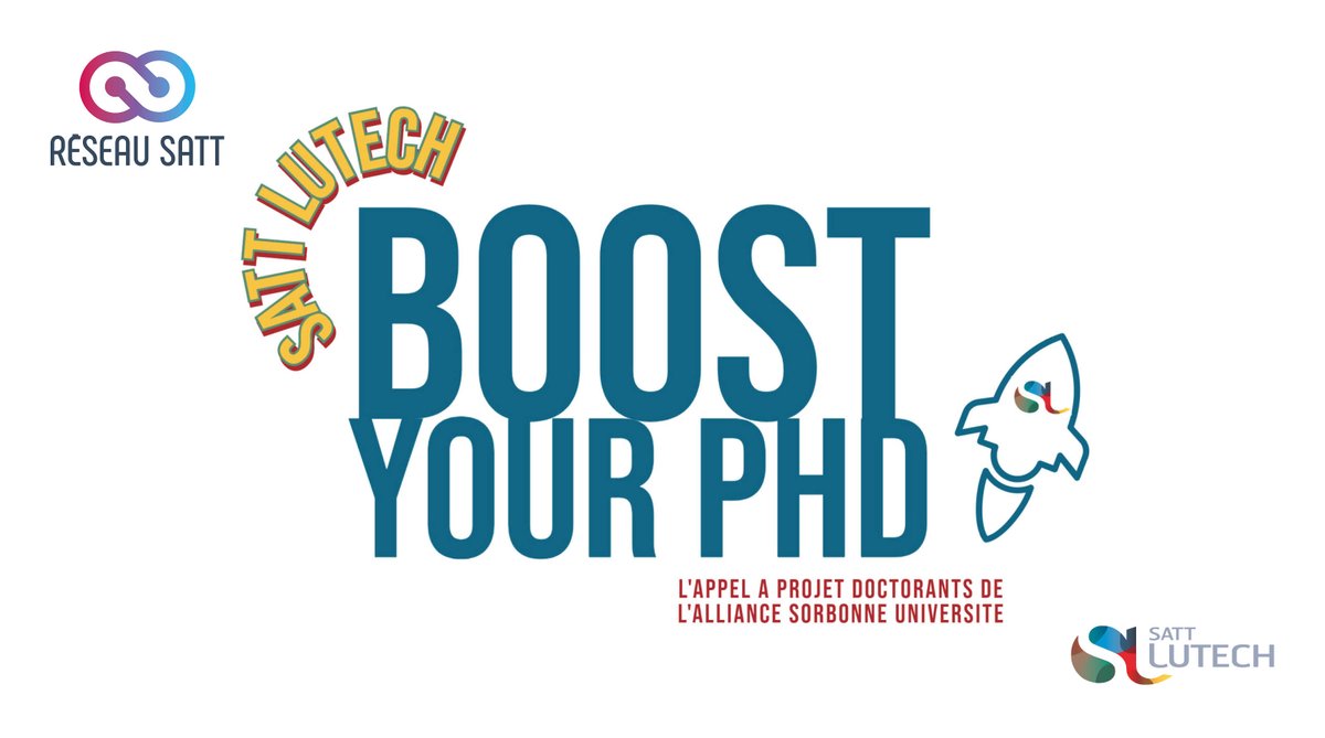 Réseau SATT (@reseausatt) on Twitter photo @ReseauSAT : Les programmes Doctorants & Jeunes Chercheurs 🚀
✳️ BOOST YOUR PhD : Ce programme dédié aux doctorants de l'Alliance Sorbonne Université offre un accompagnement personnalisé & l’opportunité de réaliser une preuve de concept. <a href="/SATTLutech/">SATTLutech</a>
➡ sattlutech.com/appel-a-projet… @ReseauSAT : Les programmes Doctorants & Jeunes Chercheurs 🚀
✳️ BOOST YOUR PhD : Ce programme dédié aux doctorants de l'Alliance Sorbonne Université offre un accompagnement personnalisé & l’opportunité de réaliser une preuve de concept. <a href="/SATTLutech/">SATTLutech</a>
➡ sattlutech.com/appel-a-projet…