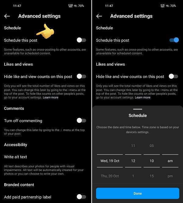 Instagram Launches Live Test of Native Post Scheduling in the App socialmediatoday.com/news/Instagram…