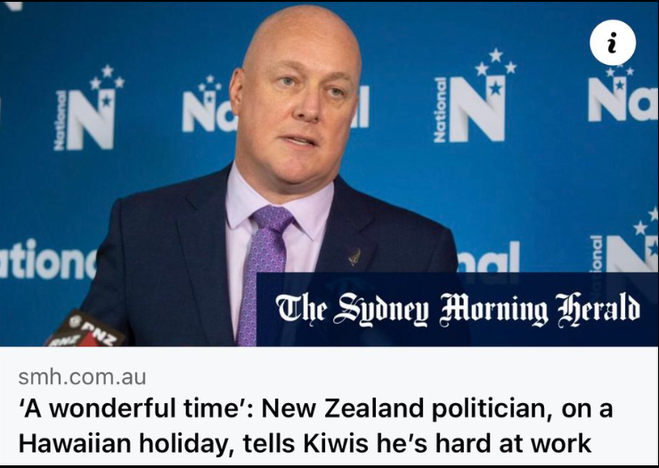 LuxonNotMyGovt's tweet photo. This is how Chris Luxon earns your trust by being a compulsive duplicitous serial liar
#LyinLuxon #UnfitLOTO #ReturnArdern https://t.co/VqrHTixIAd