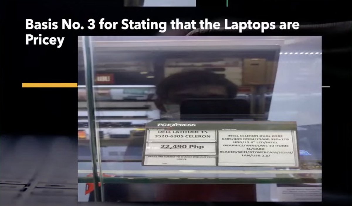 rapplerdotcom's tweet photo. @ryanmacasero COA checked price in retail stores and online. The laptops procured by DepEd for about P60,000 are available on Amazon for about P20,000 and in retail stores for about P22,490. 

COA considers prices about 10% above market value as "excessive." | via @ryanmacasero https://t.co/LN26JxINRS
