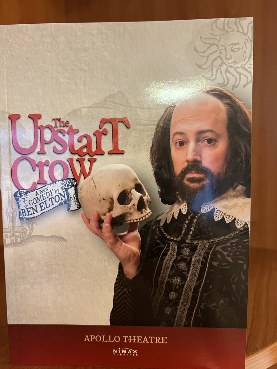 This is an amazing production. Extremely funny, fast paced and a really good cast! #upstartcrow ⁦@UpstartCrowPlay⁩