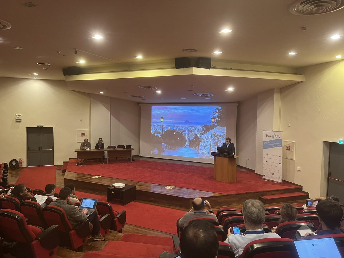 📢TwinAIR project’s kick off meeting has just started, in 📍Patras, Greece ! #TwinAIR project has received funding by the #EU under the #HorizonEurope programme.   
#twinair #research #innovation #eufunded #hadea #indoorairquality