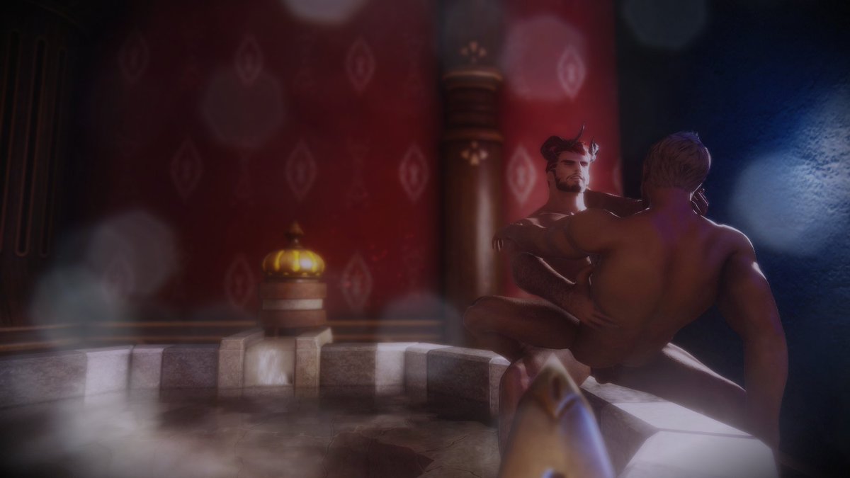 MarSu_ff14's tweet photo. some things are hotter than a hot tube like @NoRoff14 #FFXIVScreenshots #bara #yaoi #hunk #bara #videogamehunk #dadlander #hyur #highlander #midlander #middie https://t.co/tmnSsNsQiv