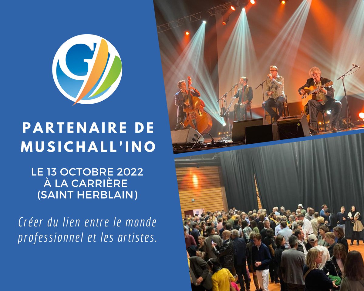GESCO_SA's tweet image. [📣 #Partenariat] le 13 octobre, Gesco était à la première édition du MUSICHALL'INO Nantes !

Le #spectacle fut l’occasion de créer du lien entre le monde #professionnel et les #artistes pour soutenir l’AFM-Téléthon🤗

Un grand bravo aux artistes, aux mécènes et aux bénévoles !👏