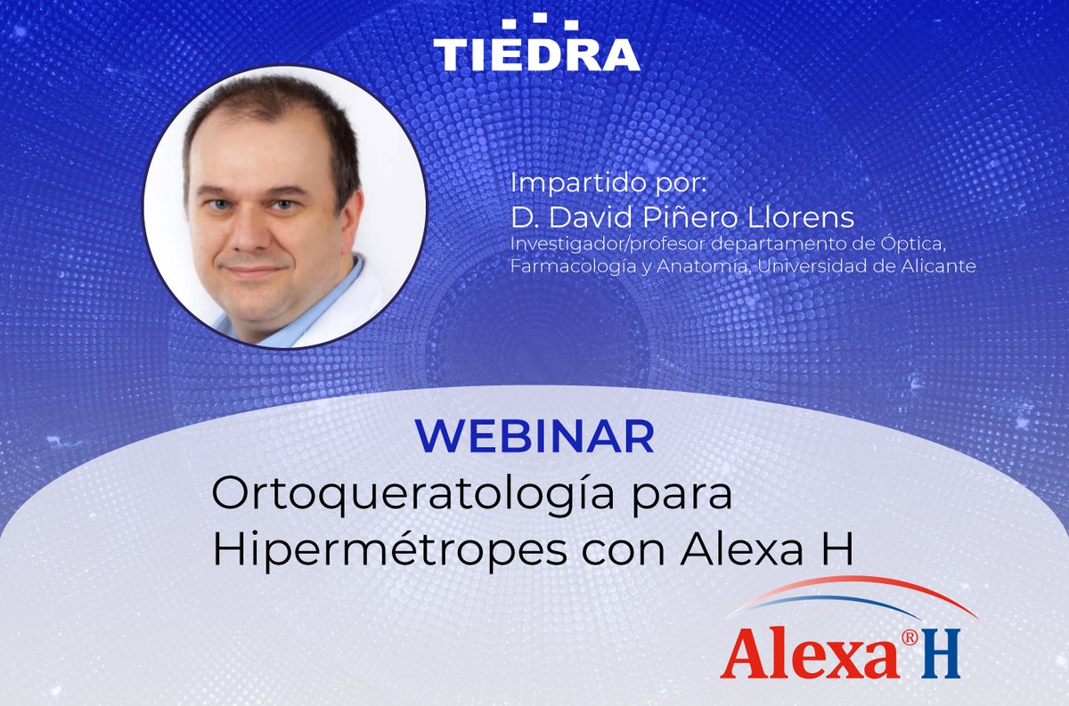 tiedralc's tweet photo. Webinar Ortoqueratología para Hipermétropes con ALEXA H 24/10/22 - https://t.co/VL6TU09Wrk https://t.co/PenS7ppn3q https://t.co/fGSl1oUEZu