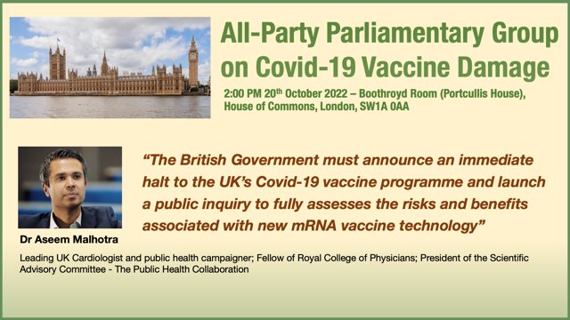 james_freeman__'s tweet photo. British MPs will hear evidence today on the damage to health that mRNA vaccines have caused and continue to cause 

@10DowningStreet @theresecoffey @DrAseemMalhotra #TruthAboutMRNAVaccines https://t.co/I0WpDl6YHn
