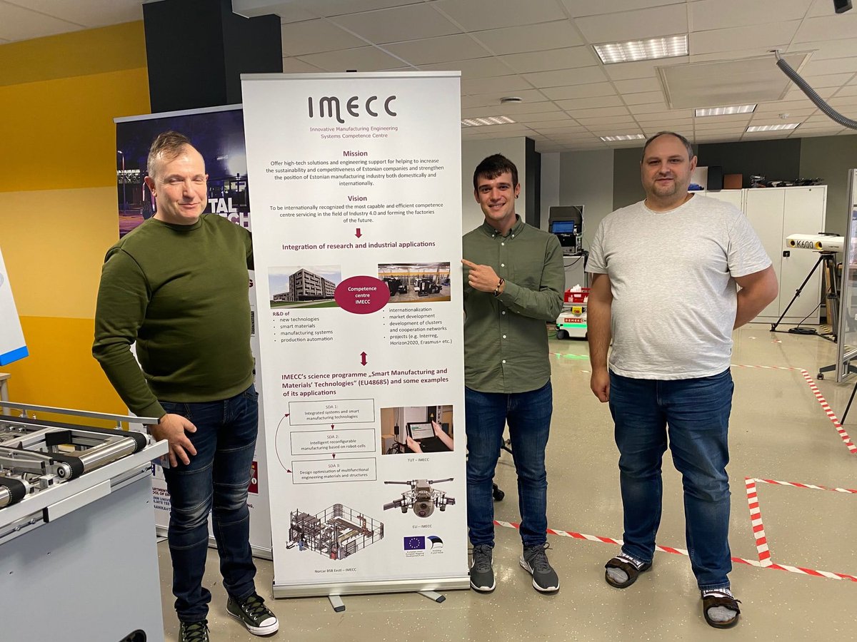 CETEM_CT's tweet photo. 📍El consorcio de #TOURINGS_EU se reúne en Tallinn.

Durante la jornada, acudieron a la Facultad de Ingeniería Mecánica de la Universidad Técnica de Tallinn TalTech  y discutieron los detalles sobre el curso piloto que se desarrollará en el segundo trimestre de 2023. https://t.co/8xqJa1yuRV