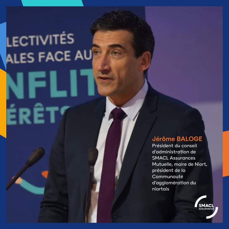 🔴#EnDirect de Paris pour la 21ᵉ édition du colloque de l'<a href="/ObsSmacl/">Observatoire Smacl</a>. Et c’est <a href="/JeromeBaloge/">Jérôme Baloge 🇺🇦</a> président du conseil d'#administration de SMACL Assurances SAM, qui ouvre cette journée : “Pour un élu, conduire sa politique municipale ou communautaire, c’est faire des choix.” #CollObs