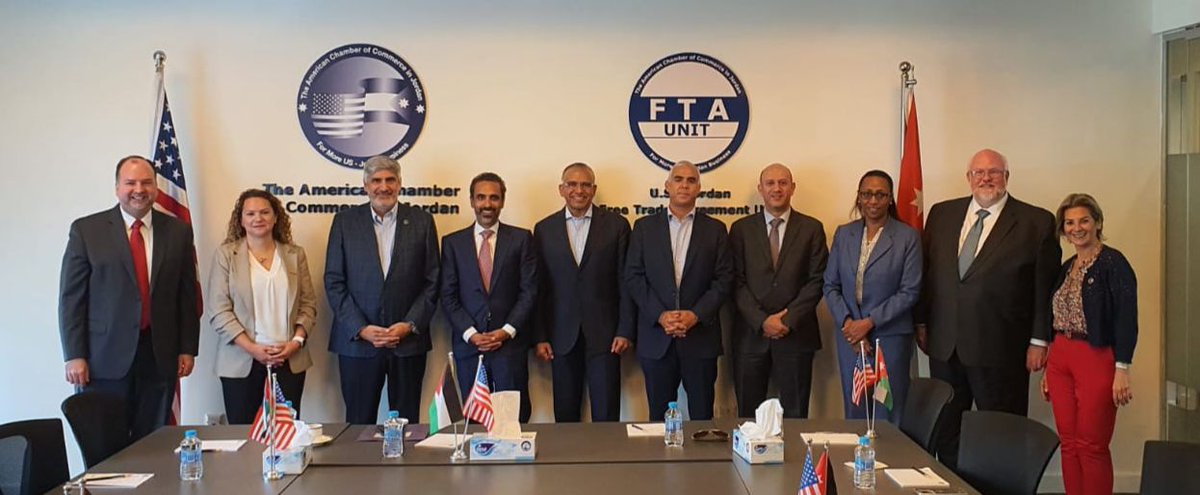 AmCham-Jordan Board members meet with Mr. Rohit Nepal, the New DCM at the U.S. Embassy in Jordan, in the AmCham-Jordan office.
The meeting was attended by the Economic Section at the U.S. Embassy in Jordan.
#amcham #us #jordan #dcm #usembassy #commerce #eceomicties #trade #invest
