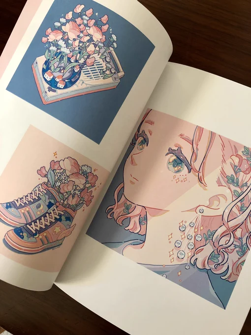 2年ぶりにイラスト集作りました11/1〜11/9のニュースタア展示で販売予定です#NFT秋の芸術祭 #イラスト #illustration 