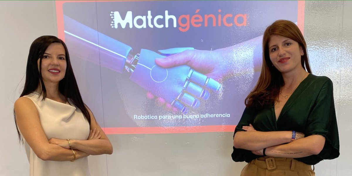 👏🏻 🏆 Enhorabuena a @puentes_yolima y a Camila Puentes, del proyecto MatchGénica, que aplica #InteligenciaArtificial para mejorar la adherencia terapéutica, ganador de la IV edición del Desafío e-Dea Salud, que organizan @Cofares y la @Fundpfizer_ES