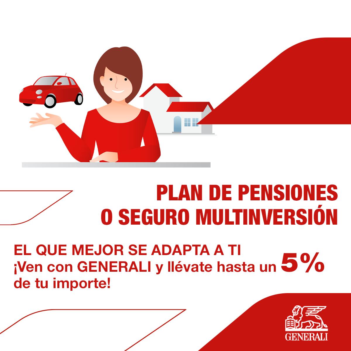 Generaliciscar's tweet photo. Para disfrutar de tu jubilación tienes que empezar a pensar en ella YA. 😌 Mantén tu nivel de vida en el futuro con los Planes de Pensiones y el Seguro Multinversión de #GENERALI. ¡Podrás obtener hasta el 5% de tu aportación! Pregúntame para conocer todos los detalles. https://t.co/4p7GRZifLo