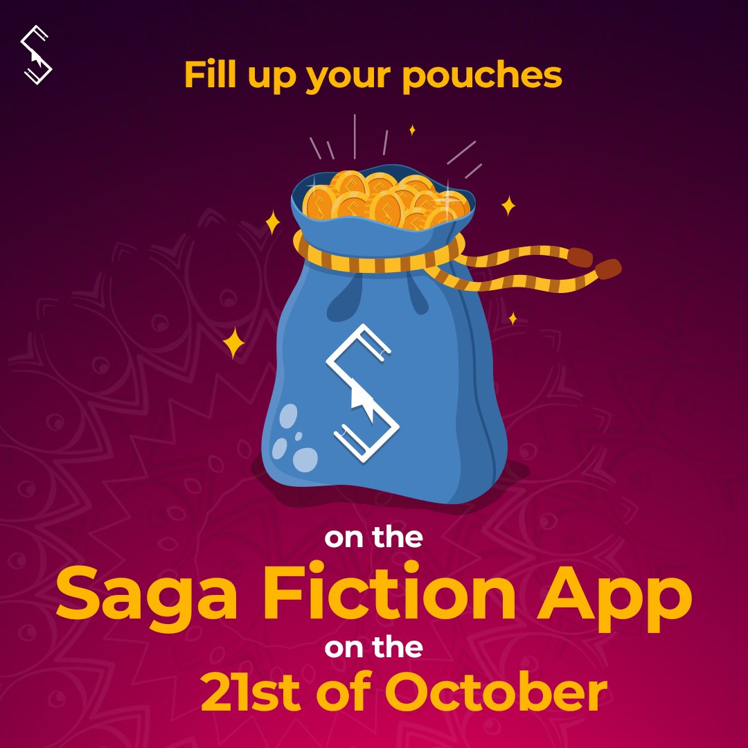 TBCPofficial's tweet photo. Gold coins arriving on 21st October on Saga Fiction app. Stay tuned!
#sagafiction #itsasaga #publishers #goldcoins #updateinprogress #bookscommunity #readingcommunity #ebooks #digitalreadingapp #fictionalreading #books #ebooks #readersofinstagram #reading #fictionalapp https://t.co/uAaznj5NrP