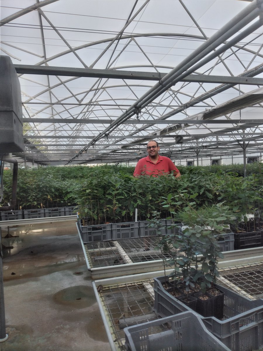 IntactProgetto's tweet image. As part of his secondment at @INRAE_Nancy prof. Lahsen Khabar visited @Agritruffe33 and a private truffle farm. #INTACTPROJECT