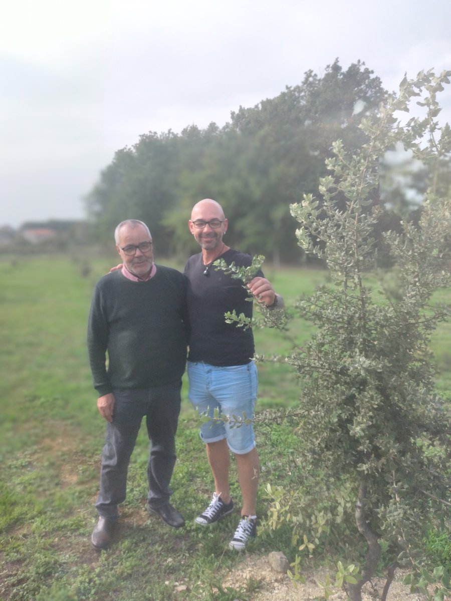 IntactProgetto's tweet image. As part of his secondment at @INRAE_Nancy prof. Lahsen Khabar visited @Agritruffe33 and a private truffle farm. #INTACTPROJECT