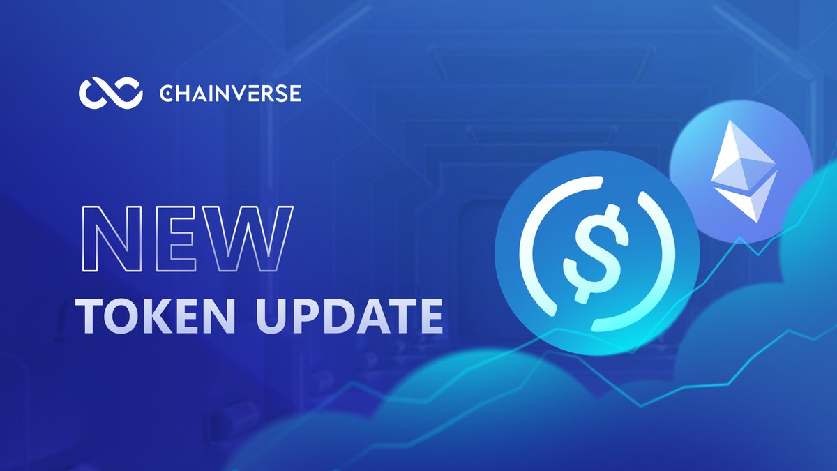 Chainverseorg's tweet image. ✅✅✅ NEW TOKEN UPDATED HAS COMPLETED! ✅✅✅

👉 We have officially listed ETH and USDC on ChainVerse Wallet! You can access the "Buy" section right now to perform transactions and exchanges. 

❤️ More super attractive tokens are coming soon!

#Chainverse #Wallet