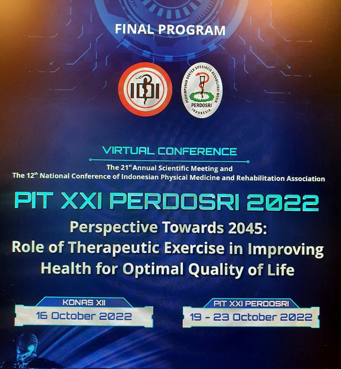 CarlotteK's tweet photo. Am very honoured to have given #Keynote at #PITXXIPERDOSRI2022 "@CochraneRehab: It's Importance and Use" on #WorldEBHCDay ! @cochranecollab @WorldEBHCDay https://t.co/k14k0hOWxi