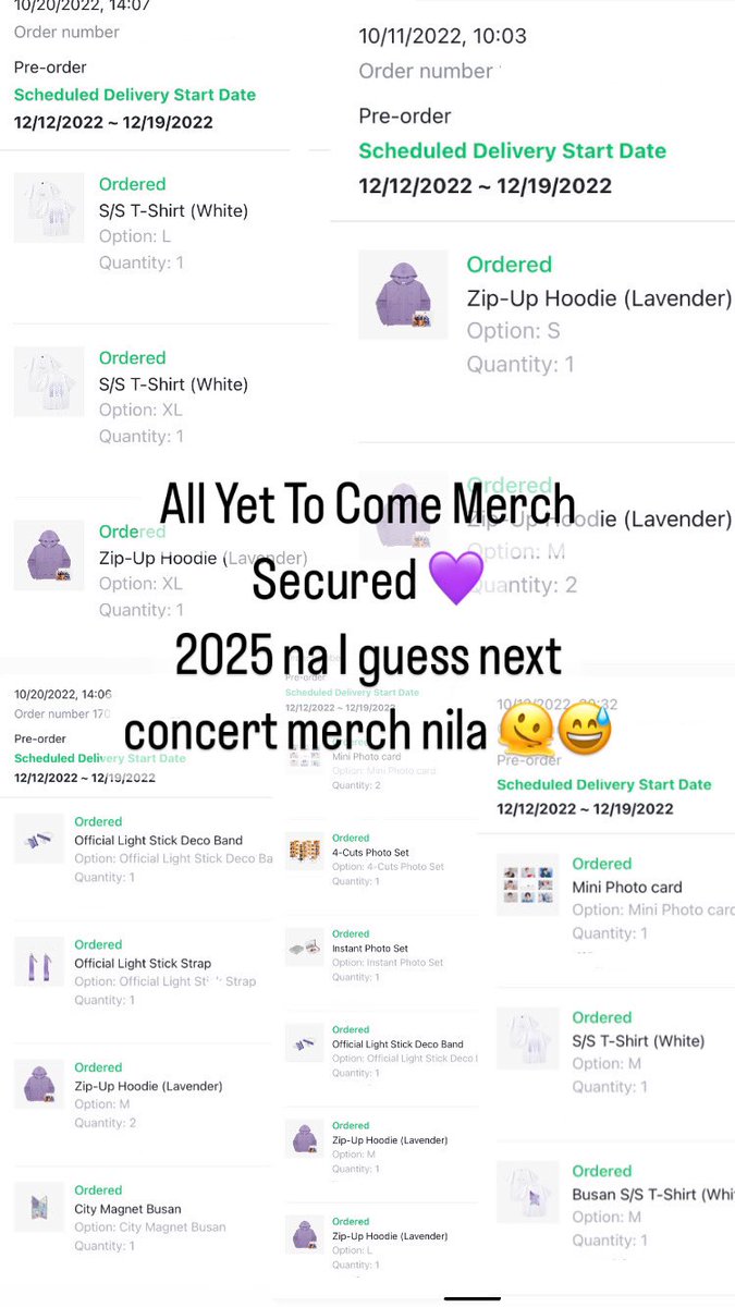 ph_safe's tweet photo. All Yet To Come Merch Secured 💜 #SafePlaceUpdates https://t.co/o7OtF0CzTP