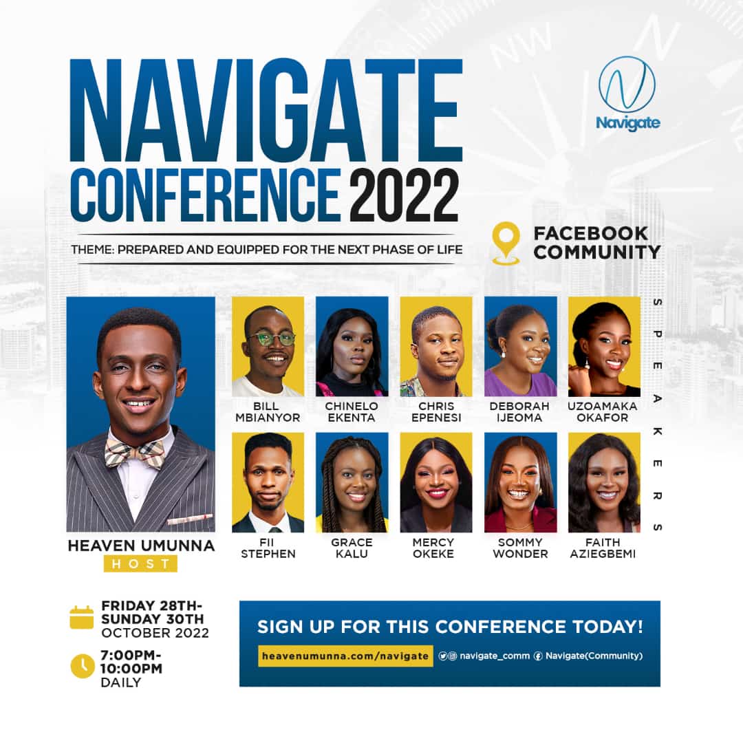 clinton_ogbeja's tweet image. You shouldn&apos;t be left behind…

Seize this opportunity that helps you become a better version of yourself

Register for Navigate Conference now heavenumunna.com/navigate

#TheNextPhase
#Navigate22