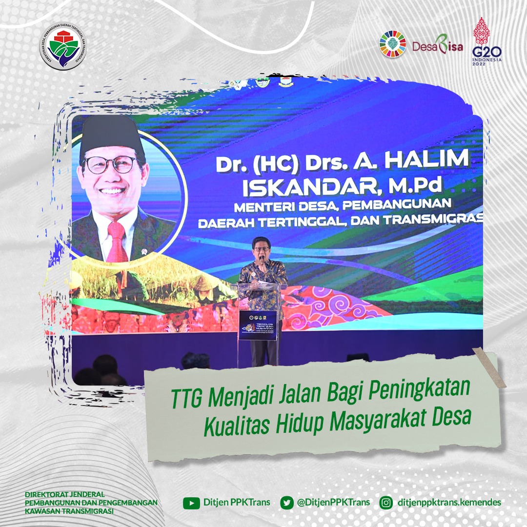 Kades harus memanfatkan teknologi tepat guna (TTG). Pembangunan Kawasan perdesaan salah satunya harus ditempuh dengan pengembangan TTG untuk mewujudkan pembangunan ekonomi dan masyarakat desa.