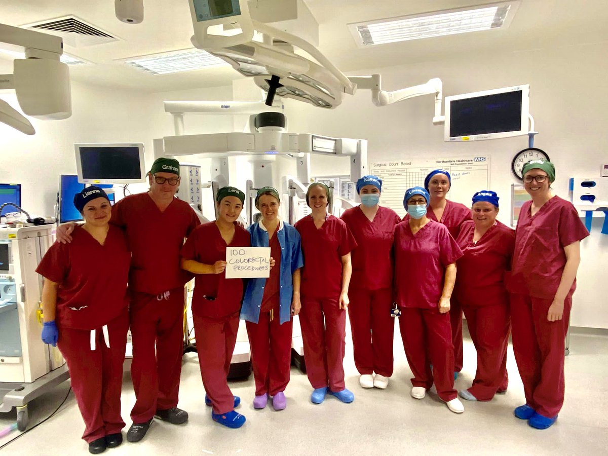 ScalpelLena's tweet photo. Proud of the 🤖 team @NorthumbriaNHS for 💯 #colorectal procedures, totalling ~ 500 procedures including #uppergi and #gynaecology in <1 year. Direct result of the dedication and hard work by our teams 👏,onwards and upwards! @kcarney73 @GrahamODair @BenjaminBox4 @iainjdmccallum https://t.co/EtETgufzbk