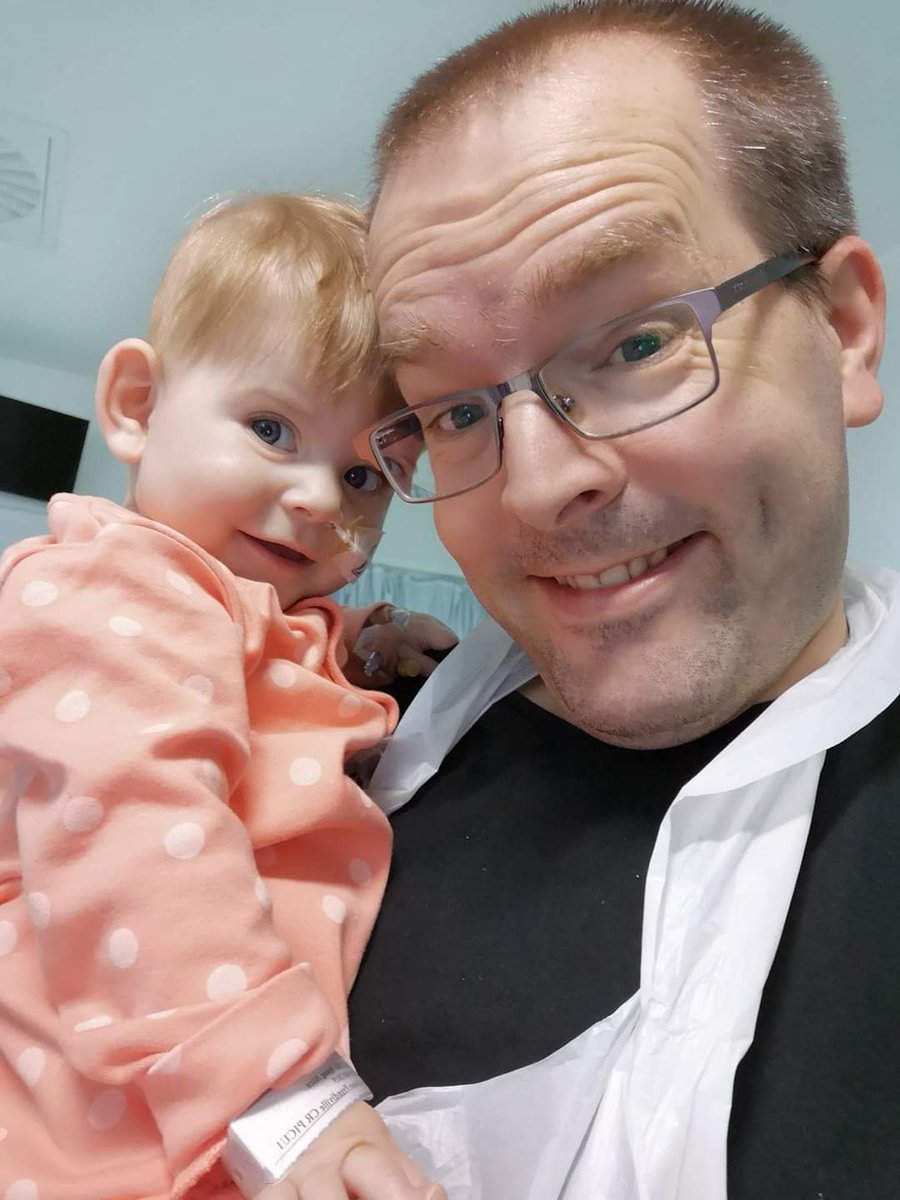 janbartspang's tweet photo. #TBThursday 3 years ago. I love this picture. Other than the apron you would nearly think this is a normal picture of me and Alice. In reality it's taken in PICU1 in @CHIatCrumlin #cardiomyopathy #gonetoosoon #heartbaby #heartbroken #amazingalice #restrictivecardiomyopath  #Grief https://t.co/CYSZC9WMP2