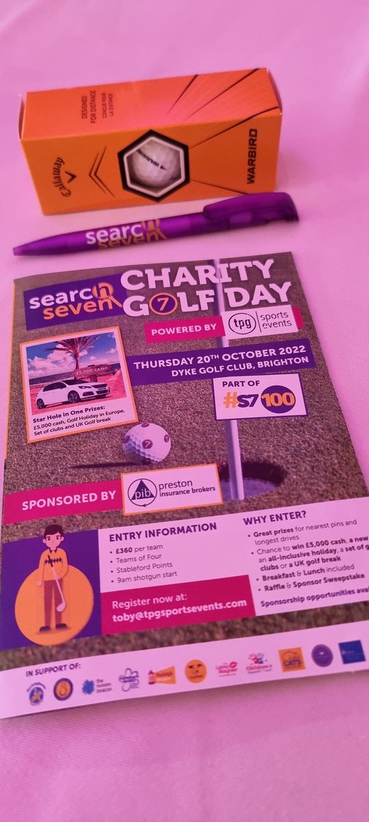 Proud to support the <a href="/SearchSeven/">Search Seven</a> #Charity Golf Day <a href="/DykeGolfClub1/">Dyke Golf Club</a> today, weather is clearing and we're looking forward to setting off soon....FORE!! 🏌🏻‍♂️⛳️