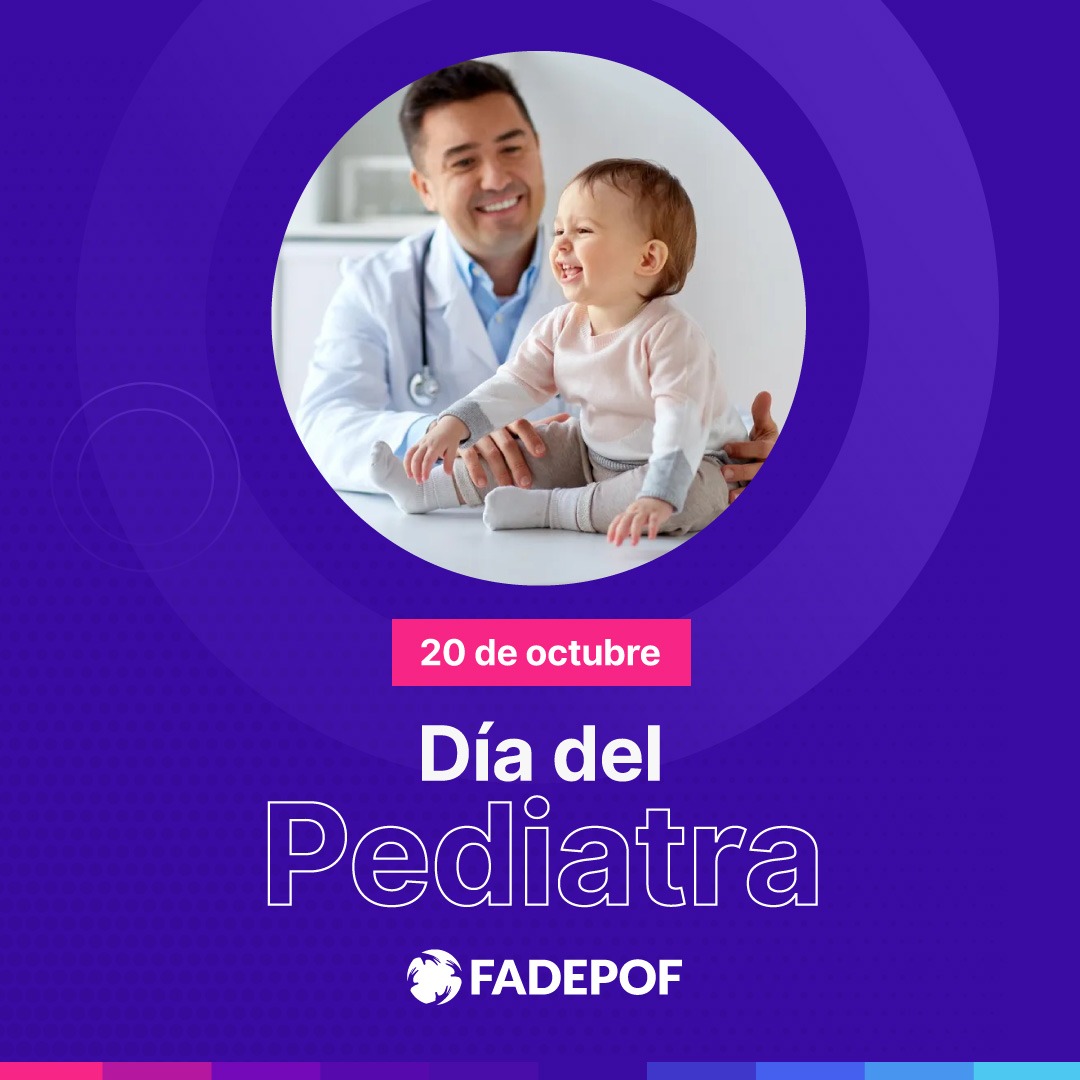 La mayoría de las #EPOF afectan a niños y niñas y que, de ellas, más del 70% tiene un origen genético, incluyendo enfermedades del sistema inmune, cáncer e infecciones. 

Desde la FADEPOF saludamos a todos los pediatras en su día y agradecemos su gran labor diaria.