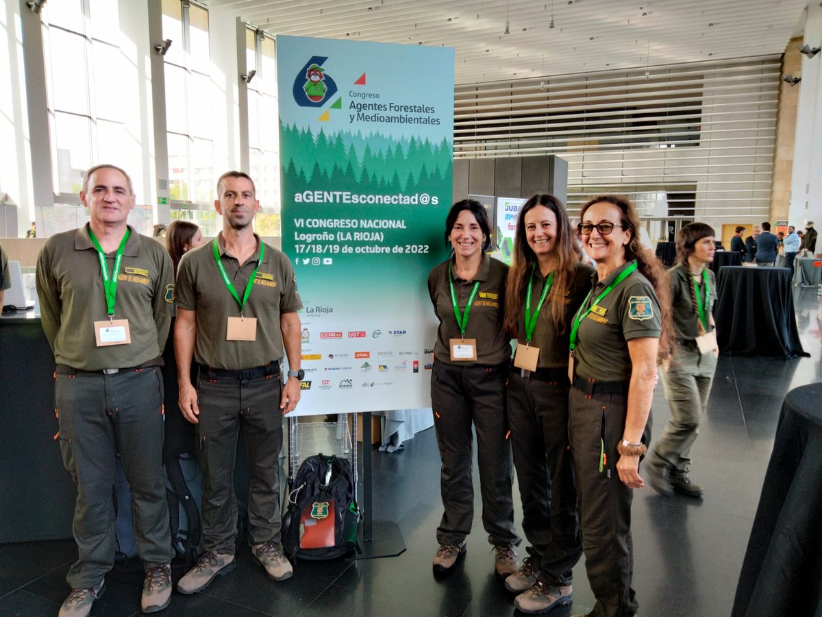 Aquesta setmana, hem participat al VI Congrès Estatal d'Agents forestals i mediambientals que, enguany, s'ha celebrat a La Rioja. Intercanviam coneixements i experiències, sempre millorant la nostra capacitat al servei de la ciutadania.