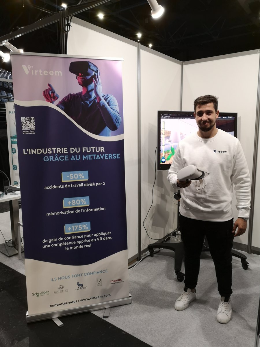 Merci à Virteem pour avoir réaliser la virtualisation du salon INDUSTRIA !
Venez les découvrir sur leur stand durant toute la durée du salon !