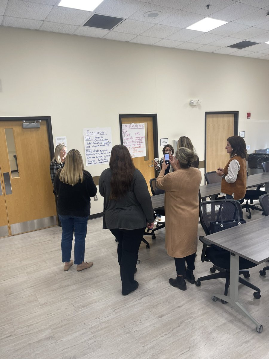 DrHeadMath's tweet image. CCSD Lead interventionists engaged in an Expert Walk of strategies and resources to learn how to support students.  @CherokeeSchools @gray_l2 @HolmesMichon @DrKABryant