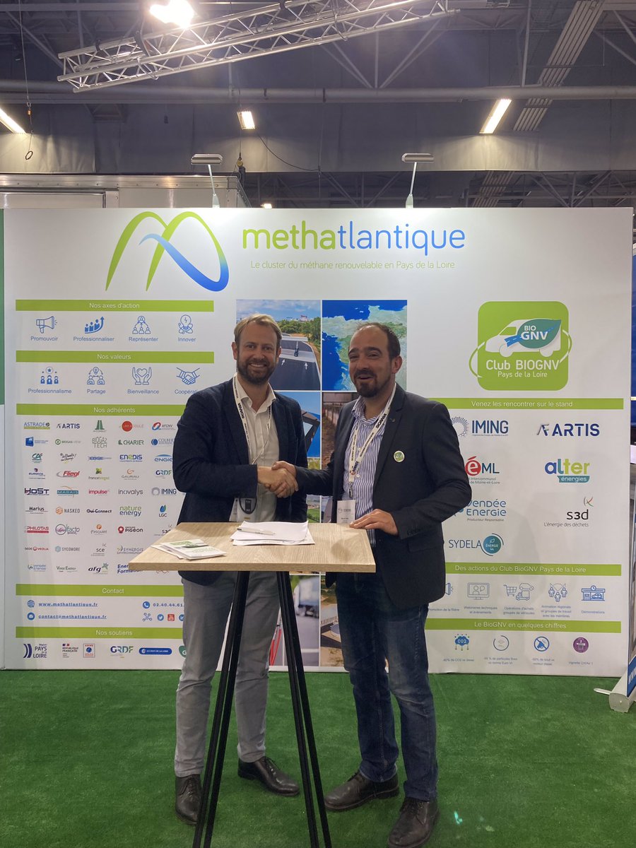 EnergyFormation's tweet photo. Un nouveau #partenariat qui nous donne le sourire 😃 Aujourd’hui on rejoint les acteurs locaux de la filière méthane #renouvelable chez @Methatlantique Go accélérer la transition #écologique gazière 💪🏻 https://t.co/EWr5GxCJJ4