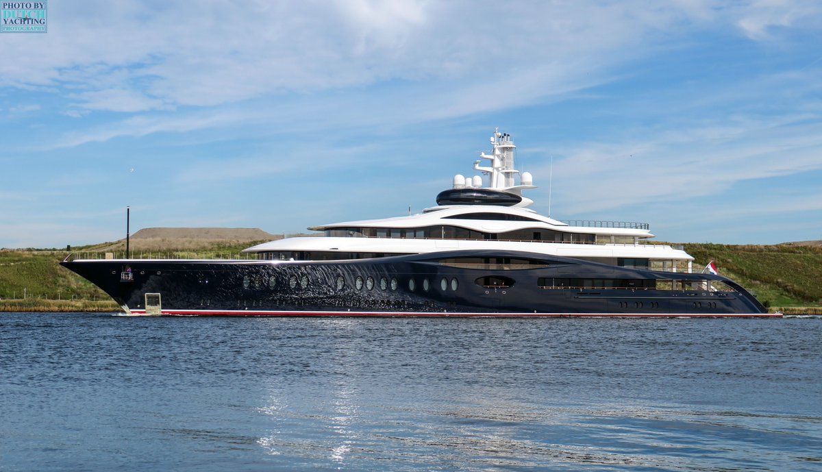 Dutchyachting's tweet photo. Feadship’s 118m/ 387’2” Project 1010 on its way to IJmuiden for a first day of sea trials two weeks ago. For the video, please visit: https://t.co/EoJFxX89Sk. Photos by The Nautical Lady.
#Feadship #Project1010 #Superyacht #Megayacht #Gigayacht https://t.co/4OX7cMP9JC