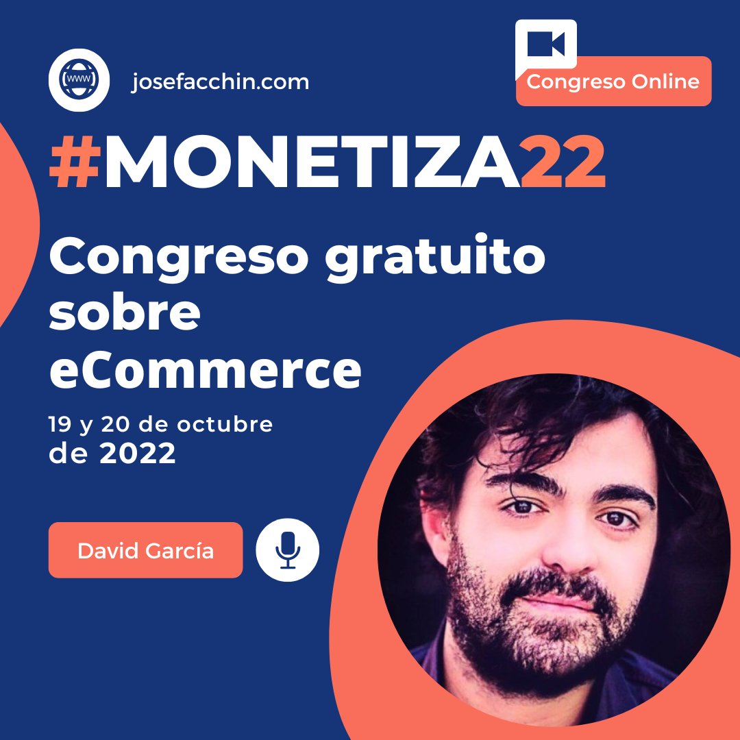 Seguimos en #Monetiza22 ⚡‼️

⏰ 14:40 Horas
🎙️<a href="/DavidGarcia_Rod/">David García</a> hablará ➡️ Protección de datos para eCommerce (las 7 claves para poder dormir tranquilo)

En vivo > youtu.be/lsejRcqyHBg
Agenda > my.mtr.cool/tkqxnvowcr