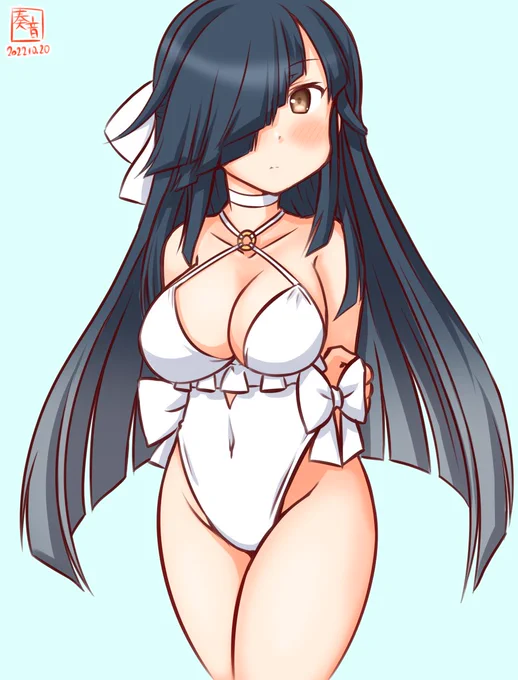 「夜には夜の楽しみがあります…///」#艦これ版真剣お絵描き60分一本勝負_20221020#早霜 
