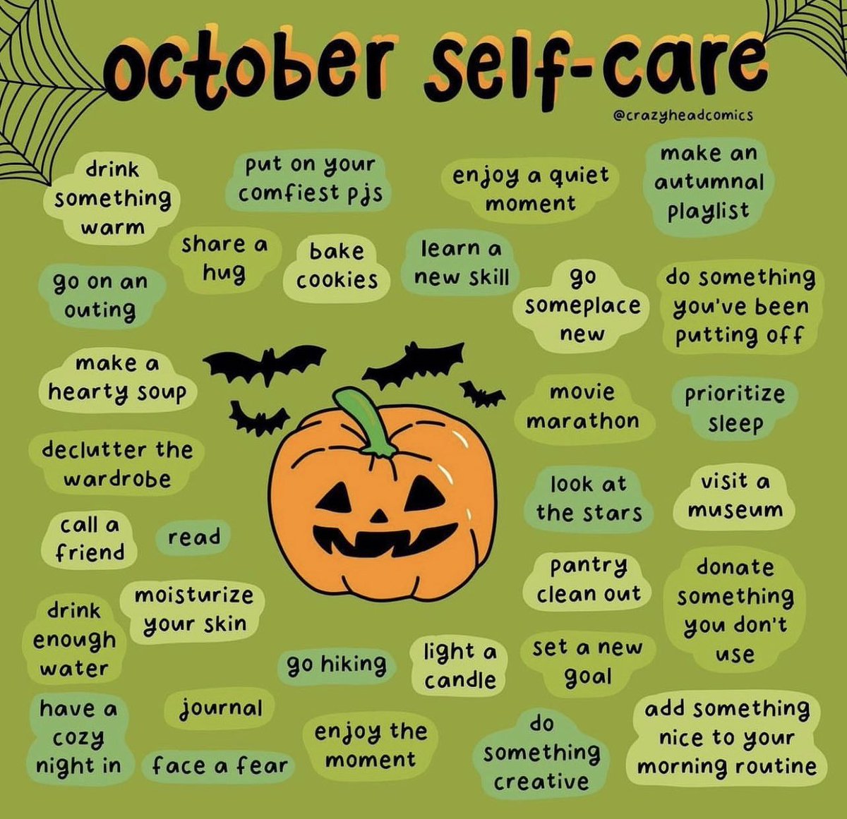 While it is always important to practice self care, it is especially important to take care of yourself during seasonal changes. Even setting aside one minute of your day to do something for yourself can make a difference! 🤎🎃🍂
#MentalHealthMatters