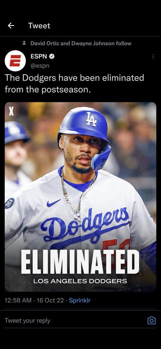 crazydave0229's tweet photo. @CrossHimUp @MLBONFOX Where are your butthurt Dodgers oh wait. Come back when you have better stuff to say. https://t.co/4rgb5lX0E3